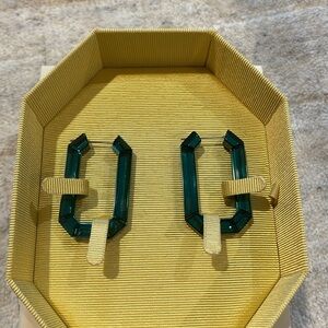 Swarovski Emerald Earrings